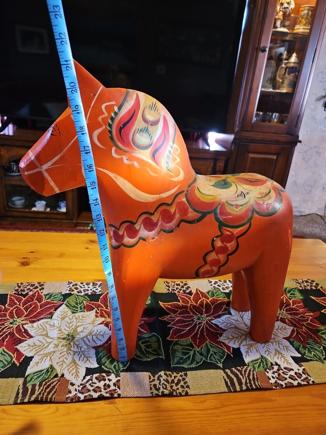Biggest Antique Dala Horse On Ebay 1920-30's Sweden HandCarved Super Rare Size Biggest Antique Dala Horse On Ebay 1920-30's Sweden HandCarved Super Rare Size