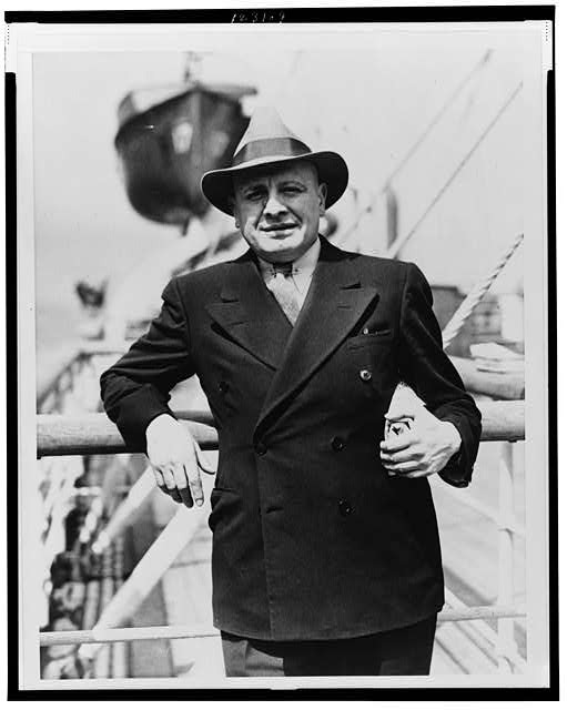 Harry Jacob Anslinger,Assistant Prohibiton Commissioner,S.S. Washington,1937