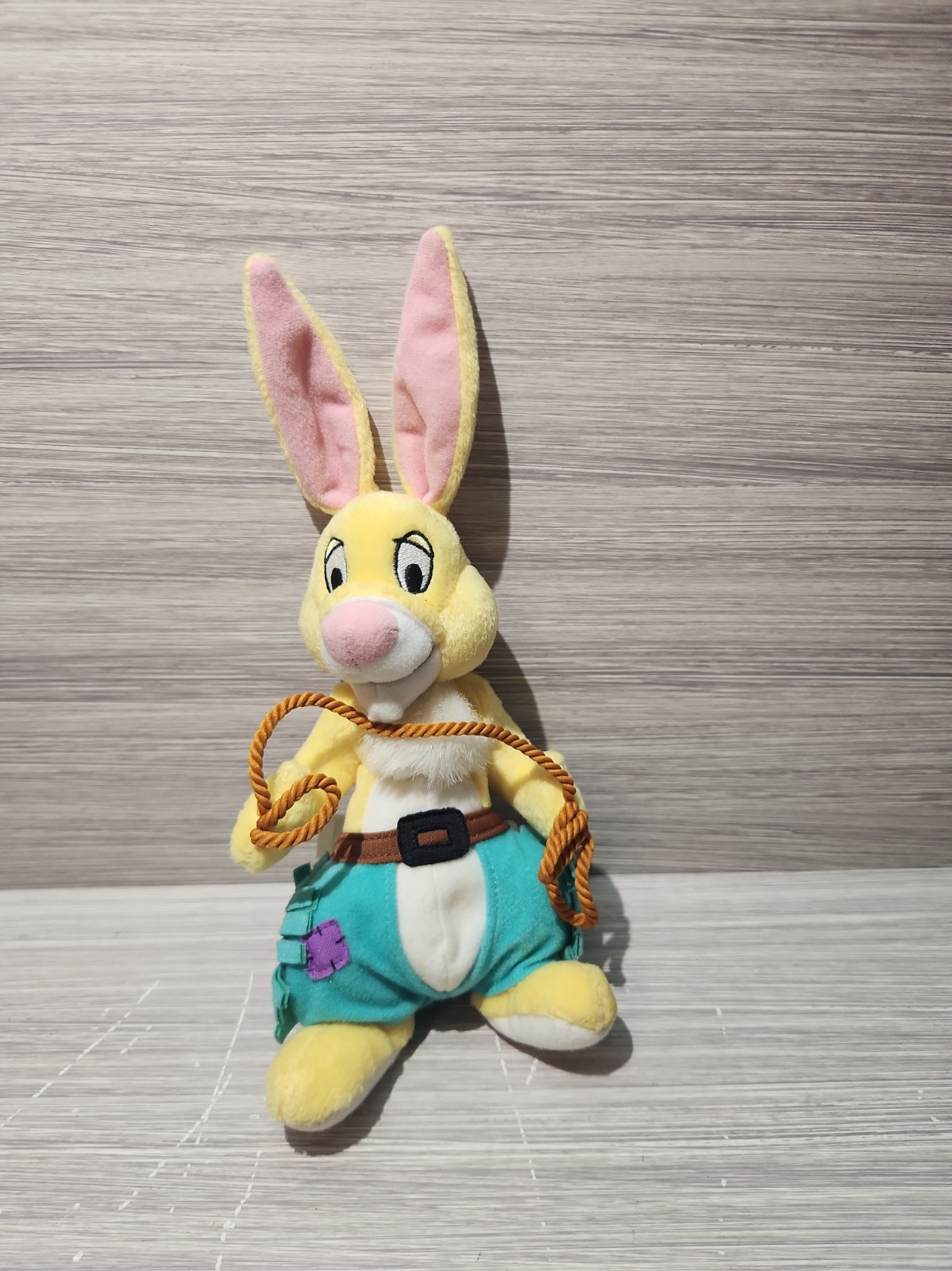 Disney Mattel Star Bean Yippee-yay Rabbit Bean Bag Plush 10