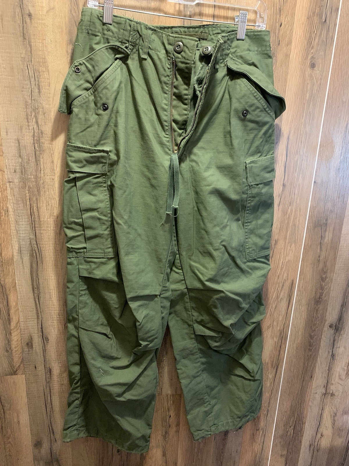 VTG  US Army M65 OD Field Trouser Pants, Small Regular, Dated  1974, U-21