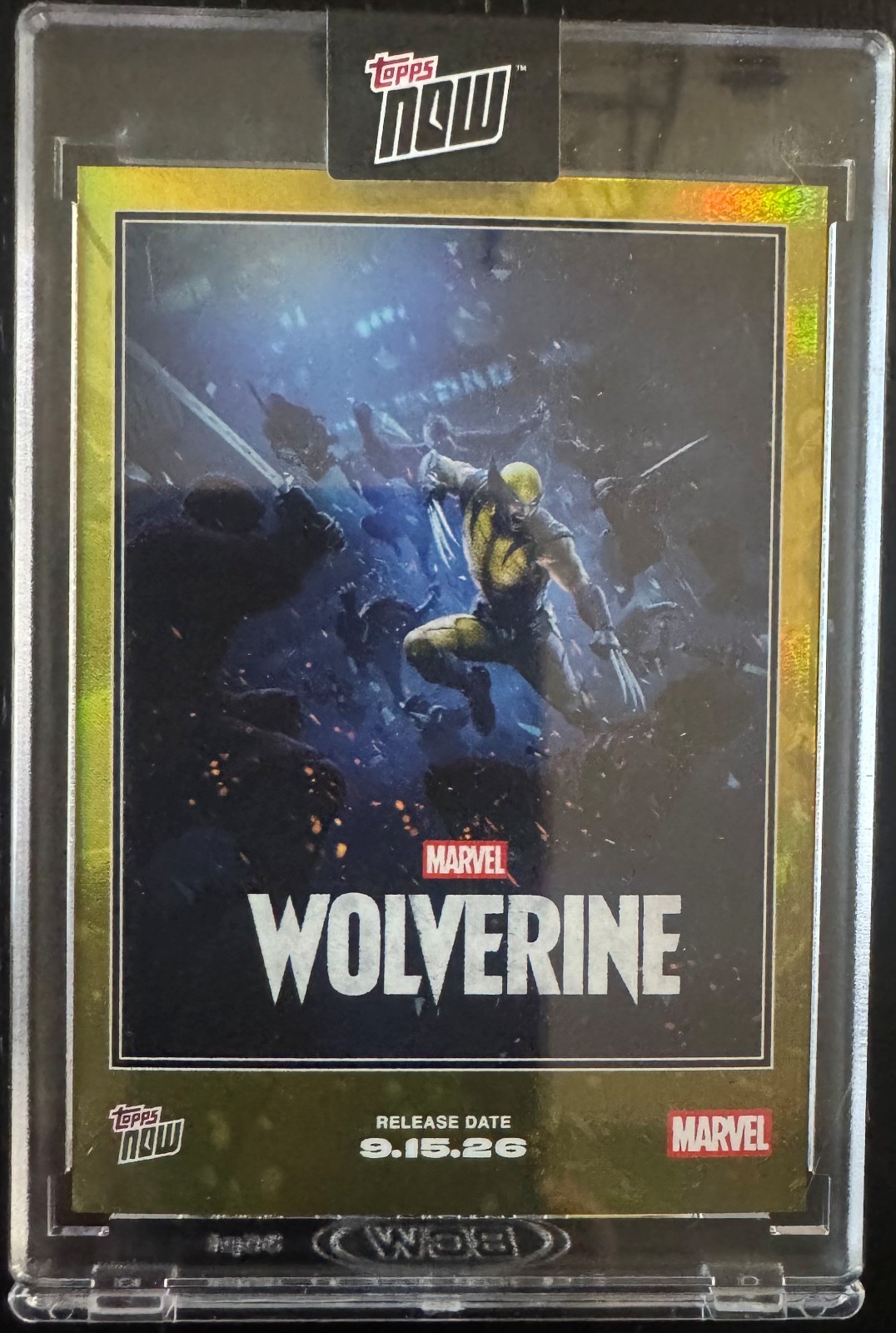 2026 Topps Now Wolverine SP Gold Foil #WOVSP Marvel Comics