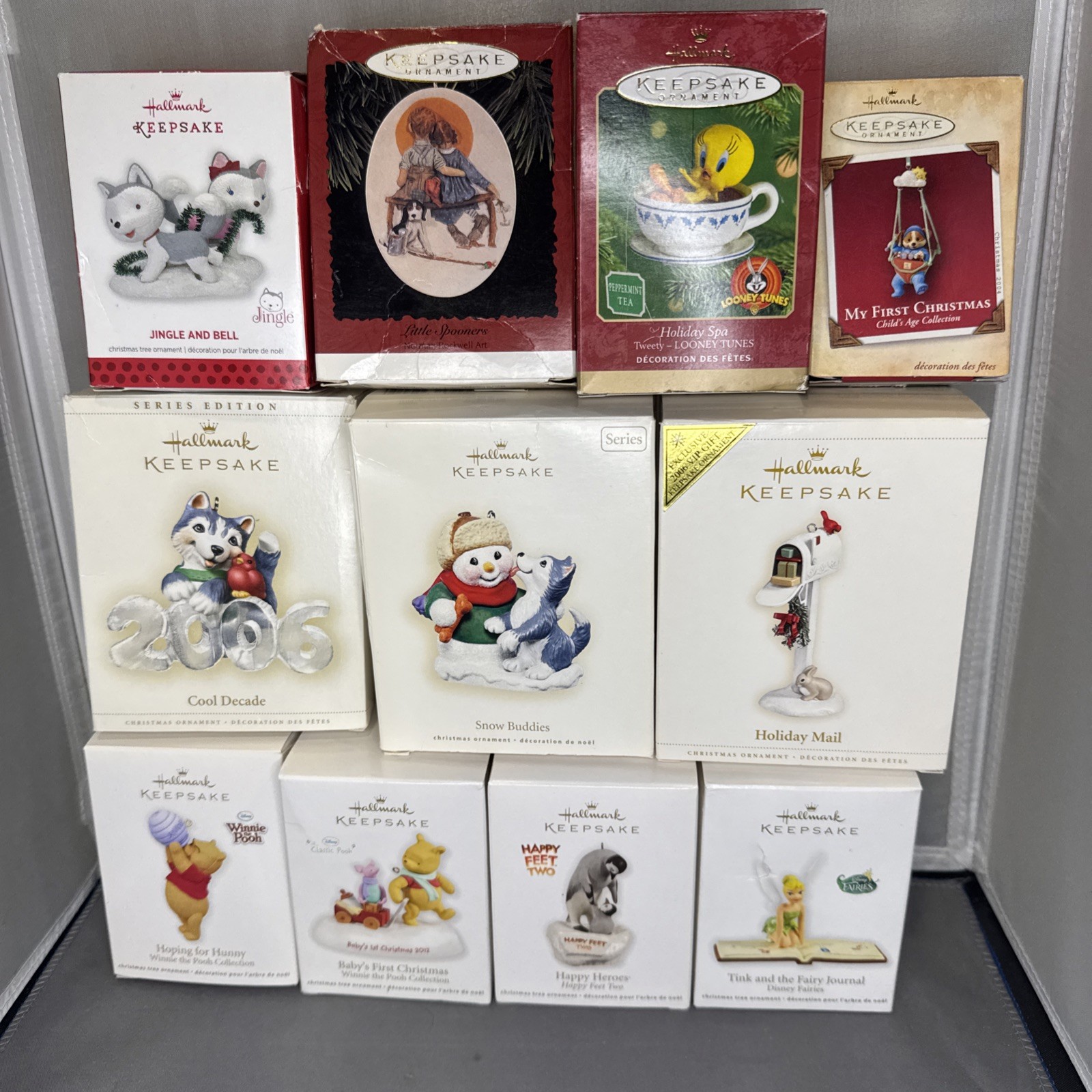 Lot of 11 Hallmark Keepsake Ornaments