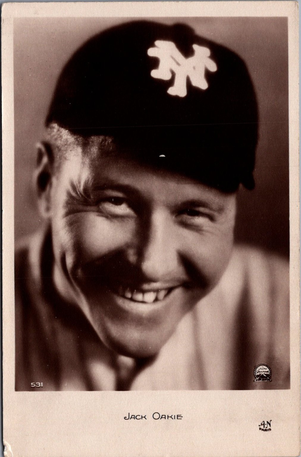 Jack Oakie Actor Real Photo Postcard RPPC Vintage Hollywood Star AN Paris Jack Oakie Actor Real Photo Postcard RPPC Vintage Hollywood Star AN Paris