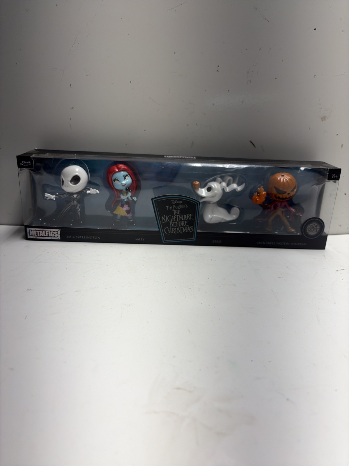 Metalfigs Die-Cast Nightmare Before Christmas 4 pack Jack Sally Zero Pumpkin NEW Metalfigs Die-Cast Nightmare Before Christmas 4 pack Jack Sally Zero Pumpkin NEW