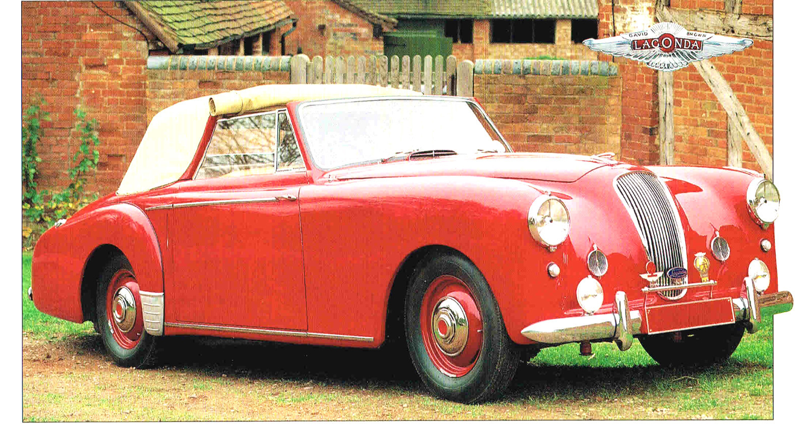 LAGONDA 3 LITRE SPEC SHEET / Brochure:1955,1956,1957,1958