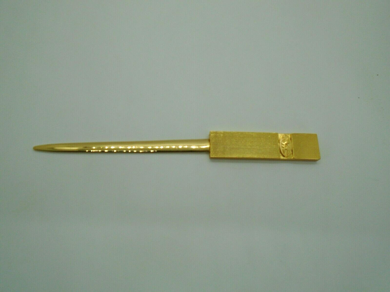 Vintage 1784 Eagle Logo Gold Toned Bank of Boston Decorative Letter Opener Vintage 1784 Eagle Logo Gold Toned Bank of Boston Decorative Letter Opener