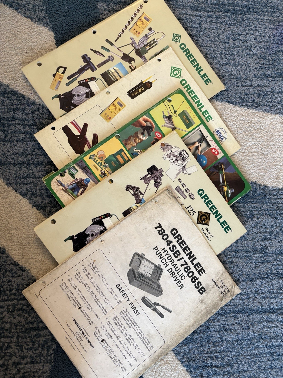 Vintage Greenlee Tool Catalog Lot - Brochures & Manuals