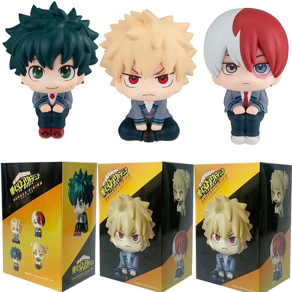 10CM Anime Style Hero Figure Set 3PCS Look Up Pose PVC Collectible Toy 10CM Anime Style Hero Figure Set 3PCS Look Up Pose PVC Collectible Toy