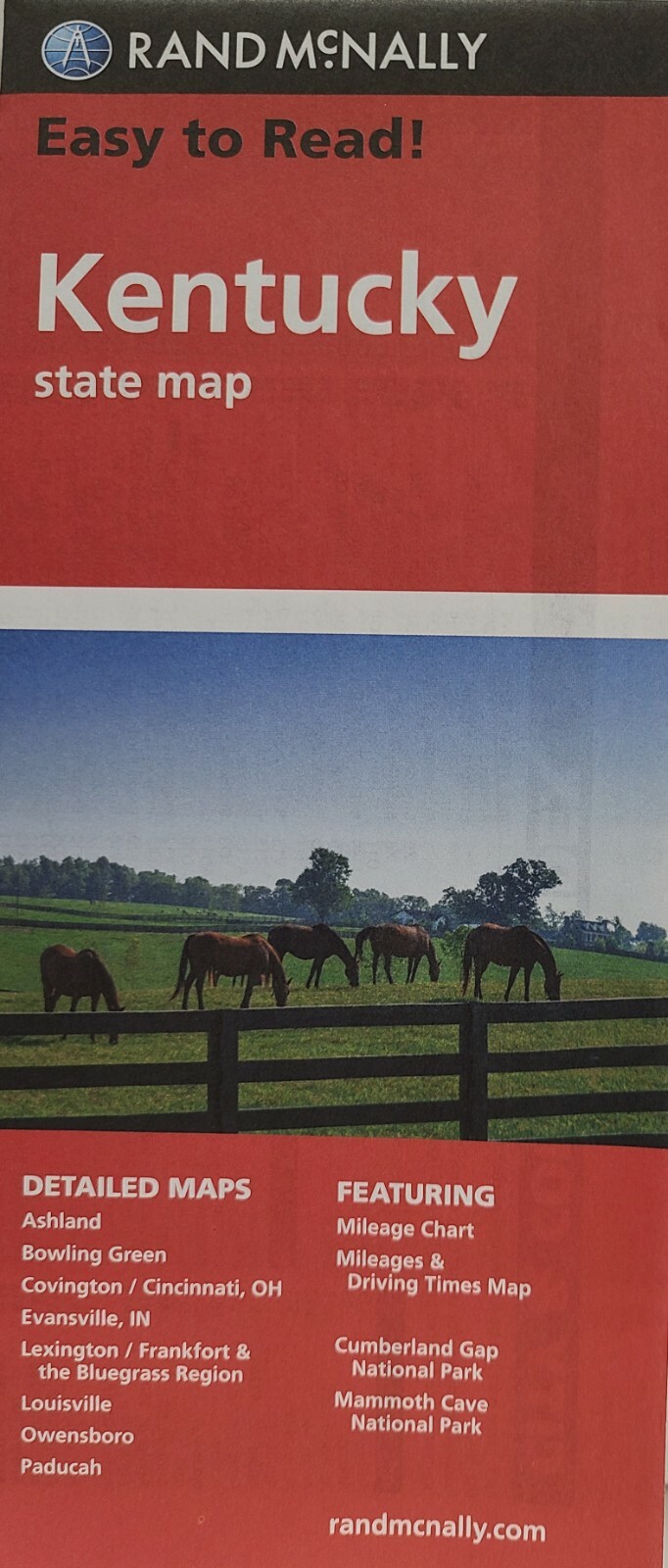 Kentucky State Map by Rand McNally Kentucky State Map by Rand McNally