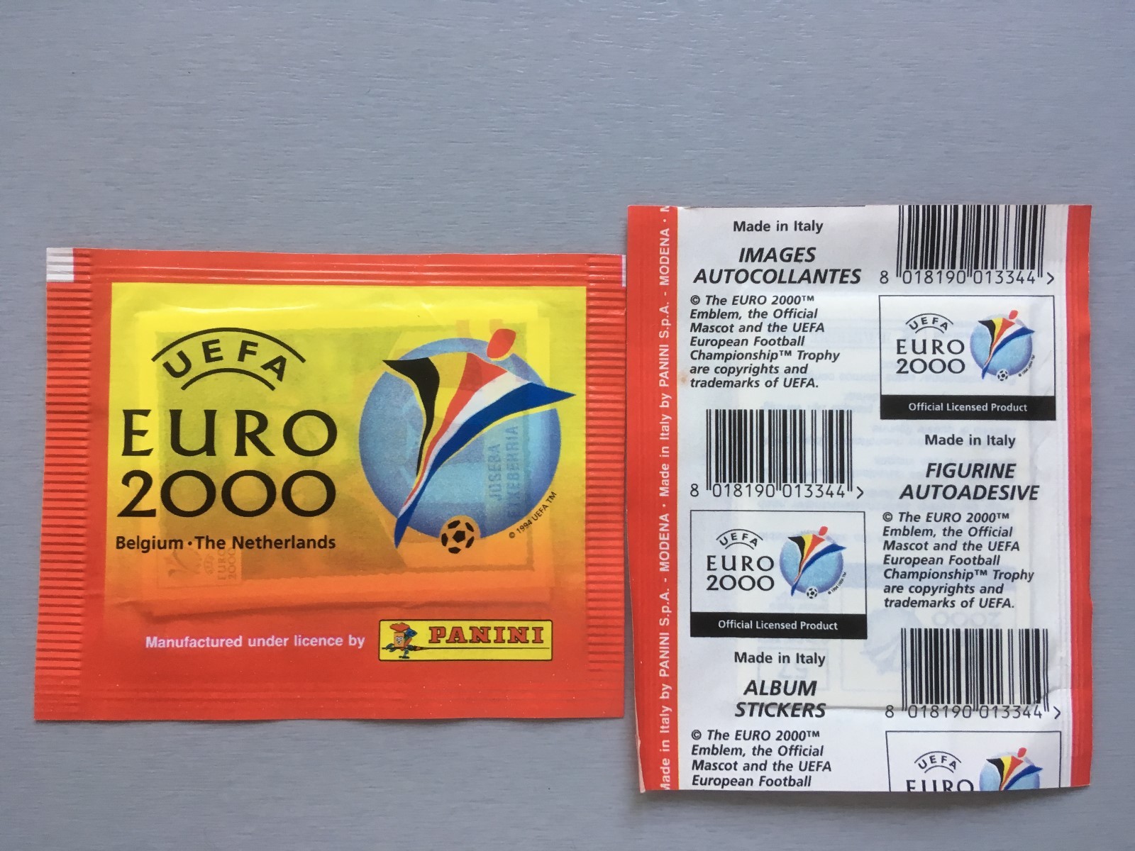  NEW EURO 2000 VERTICAL BARCODE COLLECTOR PANINI SUITCASE