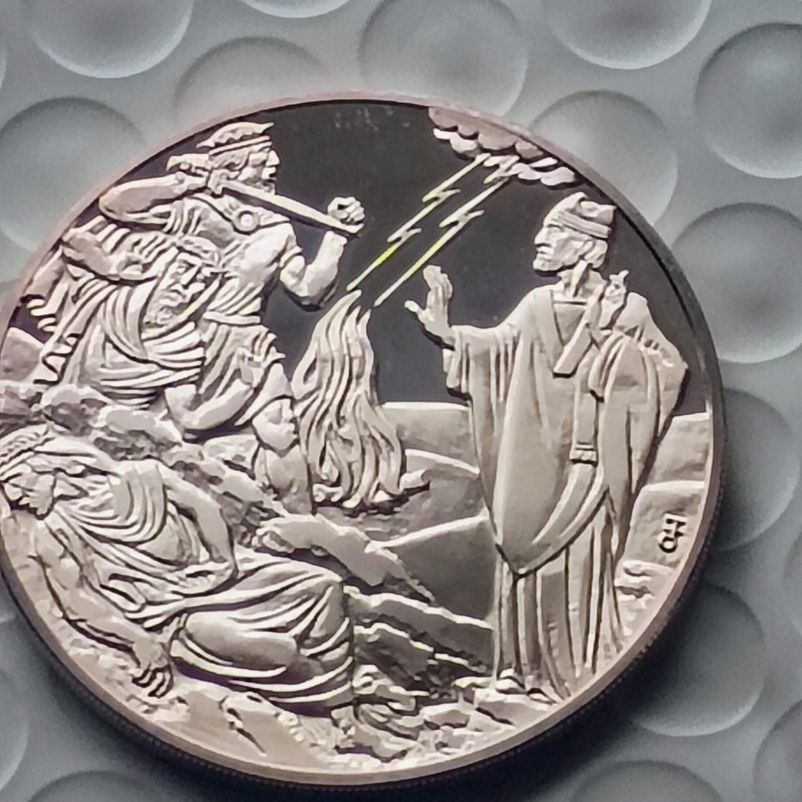 1973 Franklin Mint St Pattys Day.999(BU)Silver Proof Medal PaschalFire item#38 1973 Franklin Mint St Pattys Day.999(BU)Silver Proof Medal PaschalFire item#38