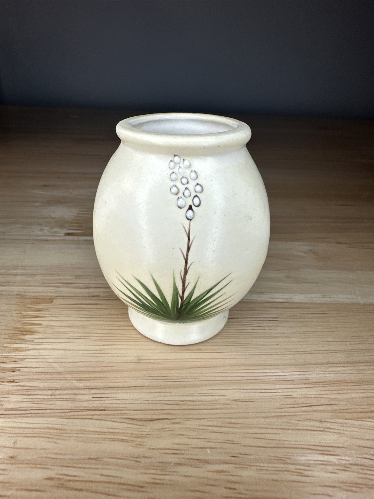 Vintage Carena Angea Tohono O’odham Pottery Vase Southwest Agave Yucca Signed 3”