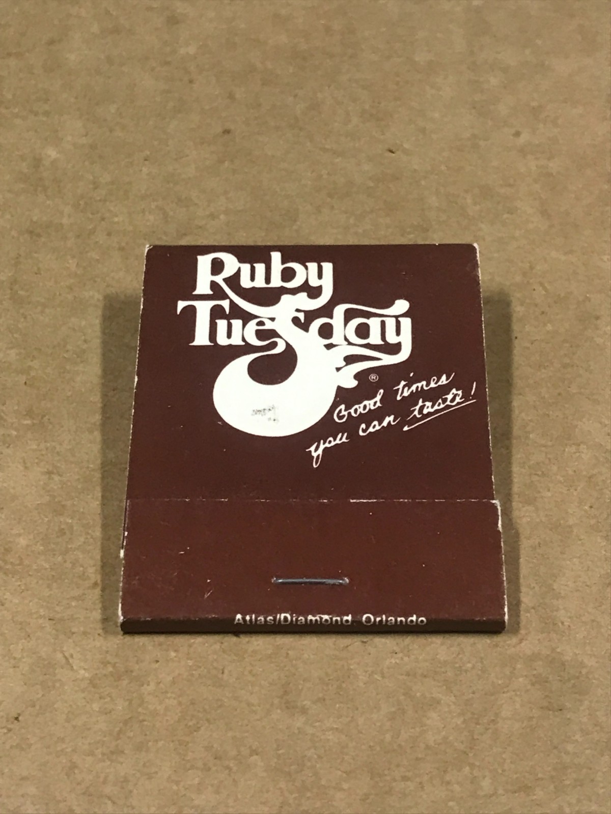 Vintage New/Unstruck Ruby Tuesday\'s - Matchbook, Matchcover Vintage New/Unstruck Ruby Tuesday\'s - Matchbook, Matchcover