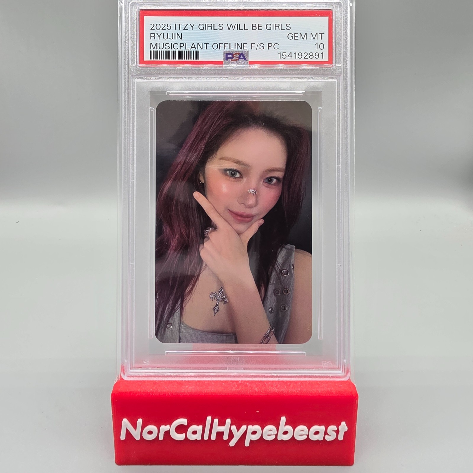 2025 ITZY Girls Will Be Girls RYUJIN MusicPlant Offline PC PSA 10 GEM MINT