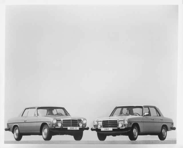 1974 Mercedes-Benz 280 Coupe and Sedan Press Photo and Release 0018
