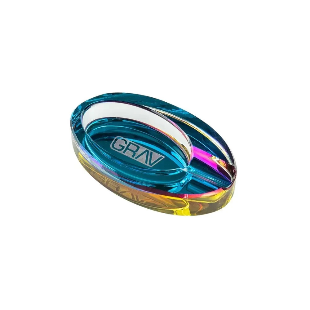 GRAV® Ellipse Glass Ashtray – Heavy Duty Modern Design – Authentic GRAV GRAV® Ellipse Glass Ashtray – Heavy Duty Modern Design – Authentic GRAV