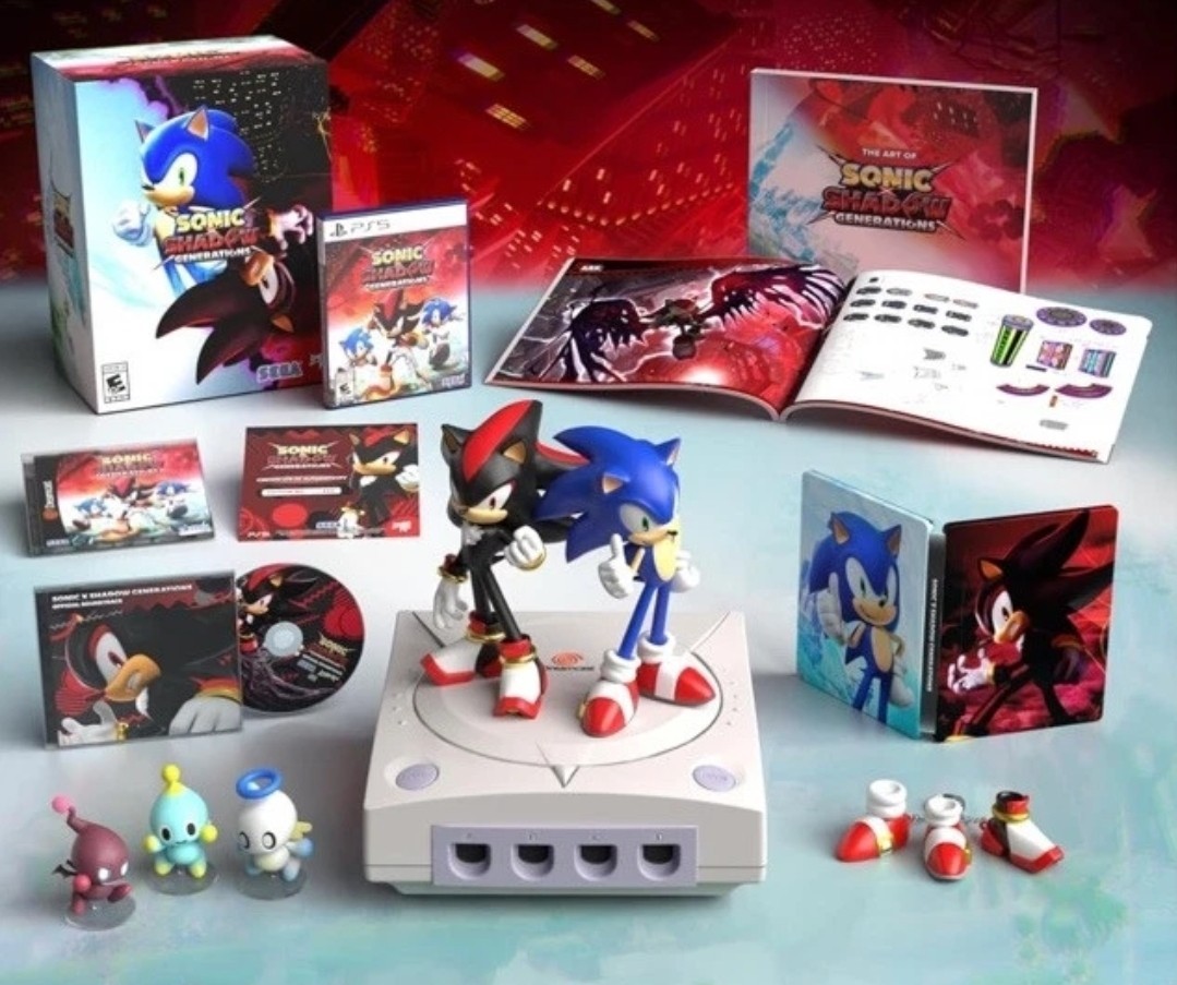 Sonic x Shadow Generations Collectors Edition Figures Statue Box Cases Sonic x Shadow Generations Collectors Edition Figures Statue Box Cases
