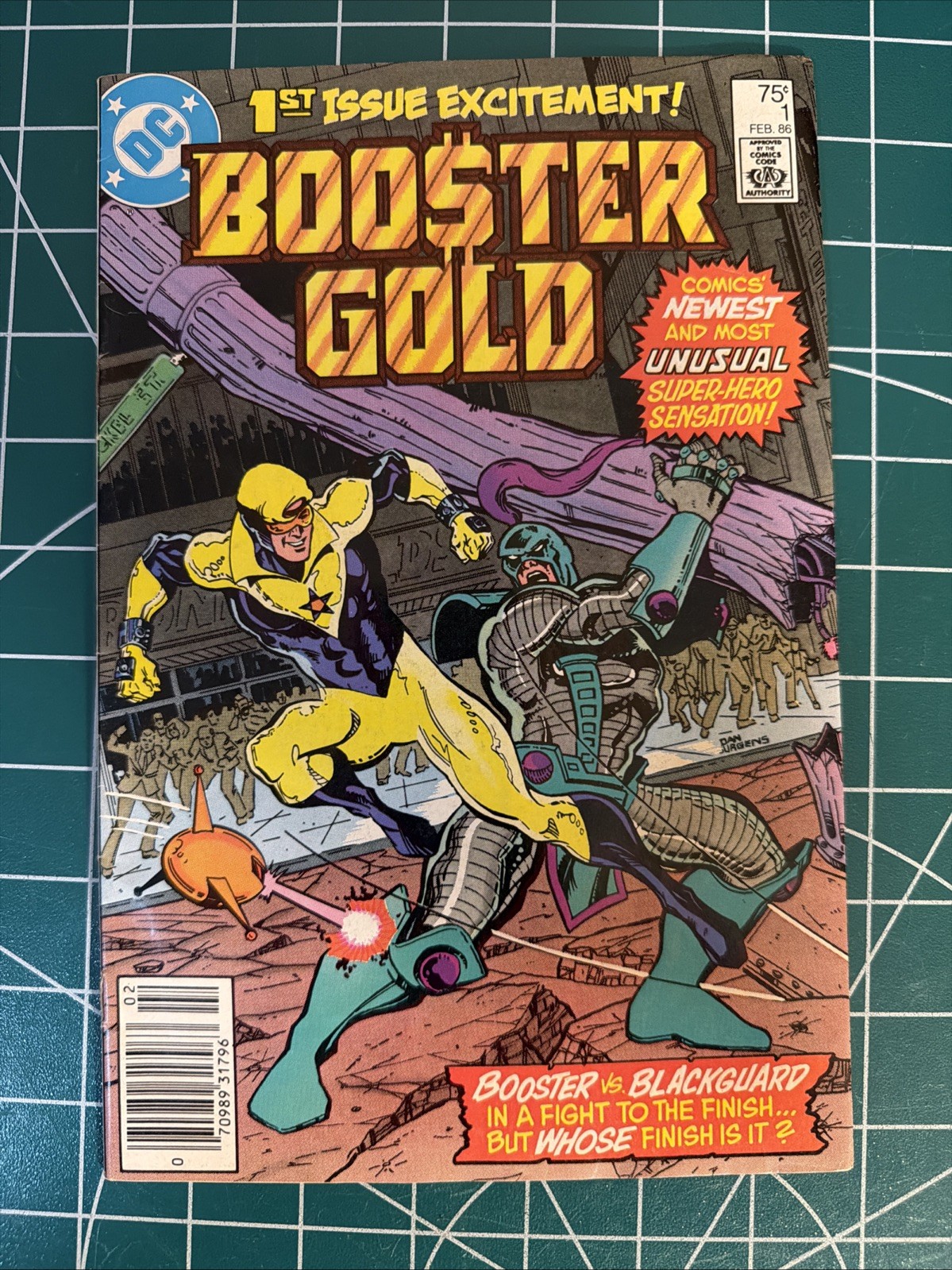 Booster Gold #1 Newsstand Variant (DC Comics February 1986) VF/NM