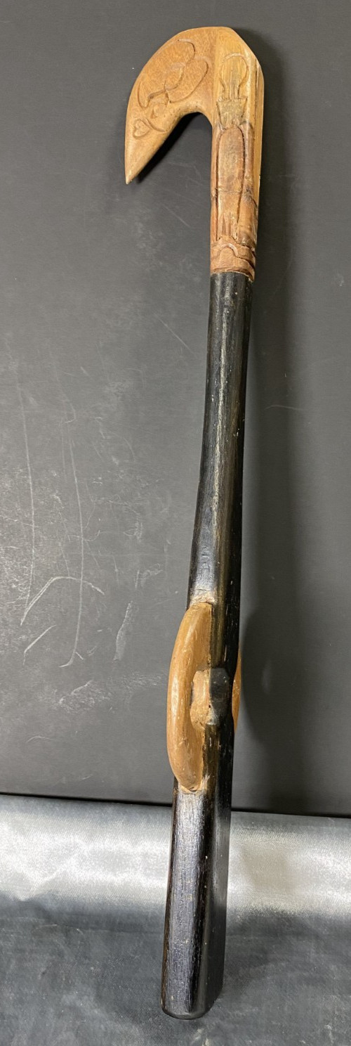 Mid/Late 20th Century Vintage Polynesian Style Ceremonial /Decorative Staff