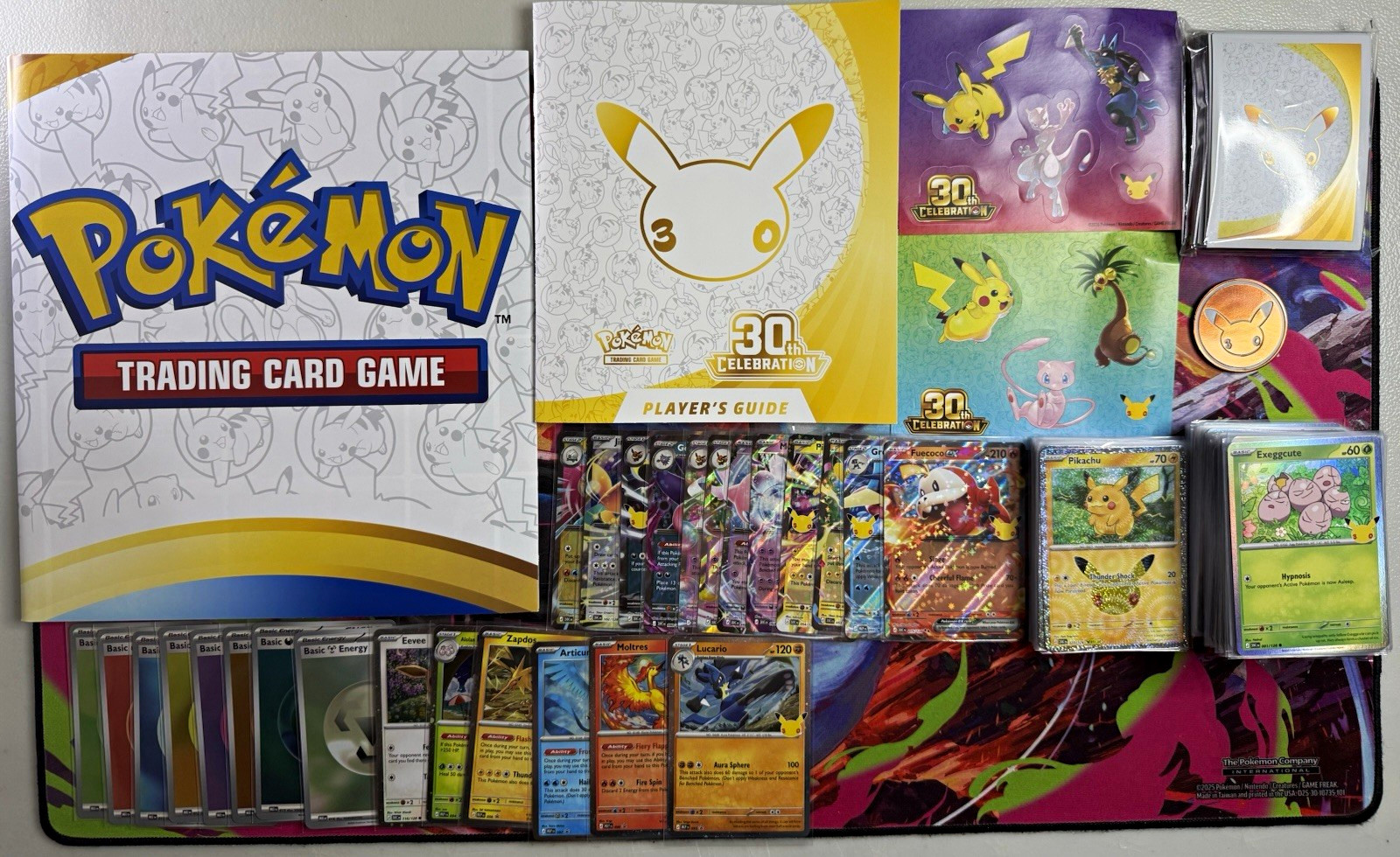 Pokemon 30th Celebration Base Set including EXs, Promos, All 30 Pikachus Pokemon 30th Celebration Base Set including EXs, Promos, All 30 Pikachus