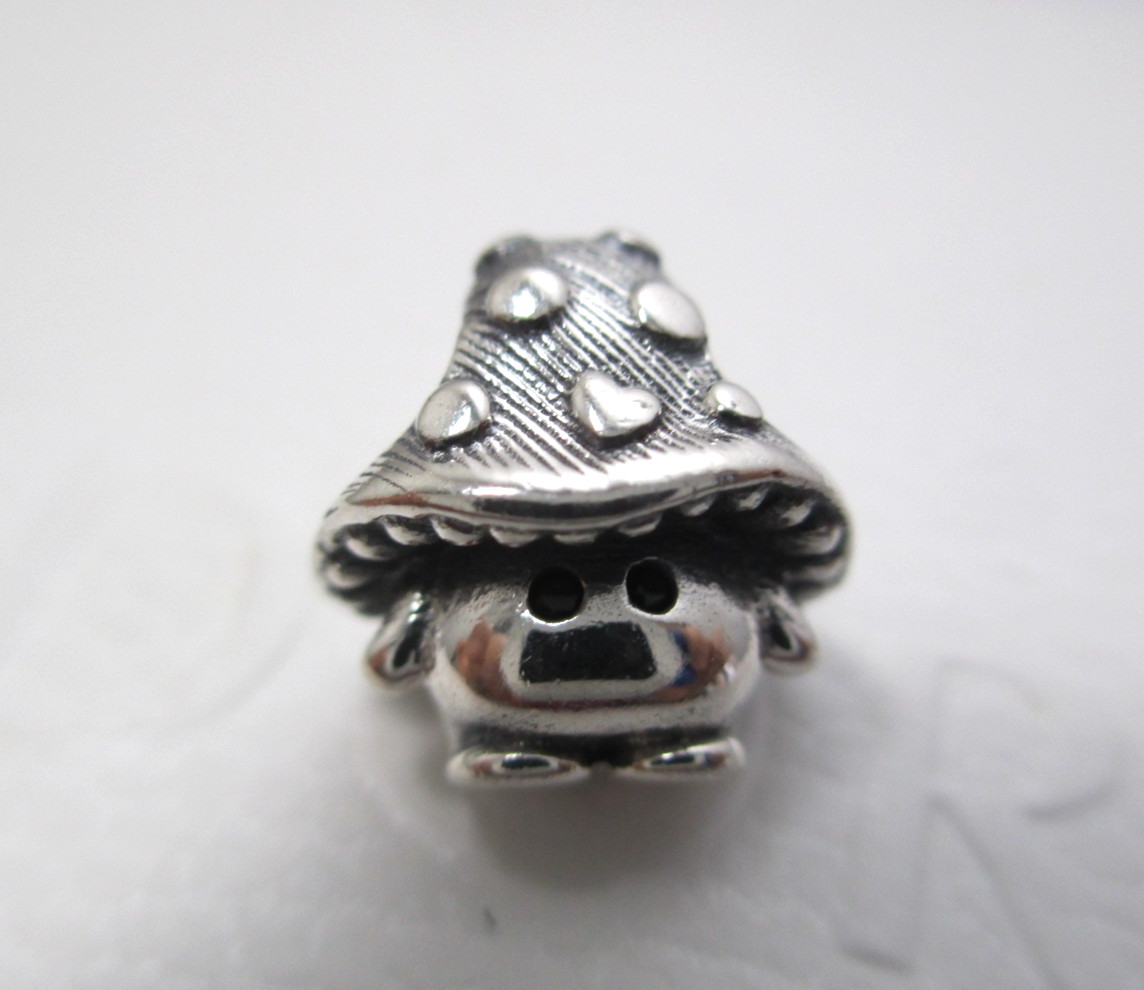 Cute Mushroom Autumn Garden Sterling Silver 925 Pandora Charm Healthy Lifestyle