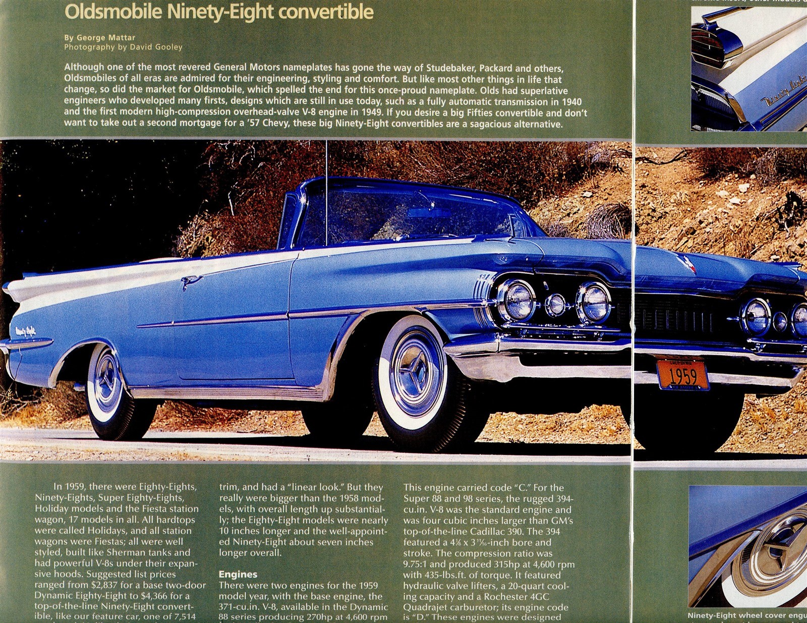 1959 OLDSMOBILE 98 6 PG BUYERS GUIDE 1959 OLDSMOBILE 98 6 PG BUYERS GUIDE