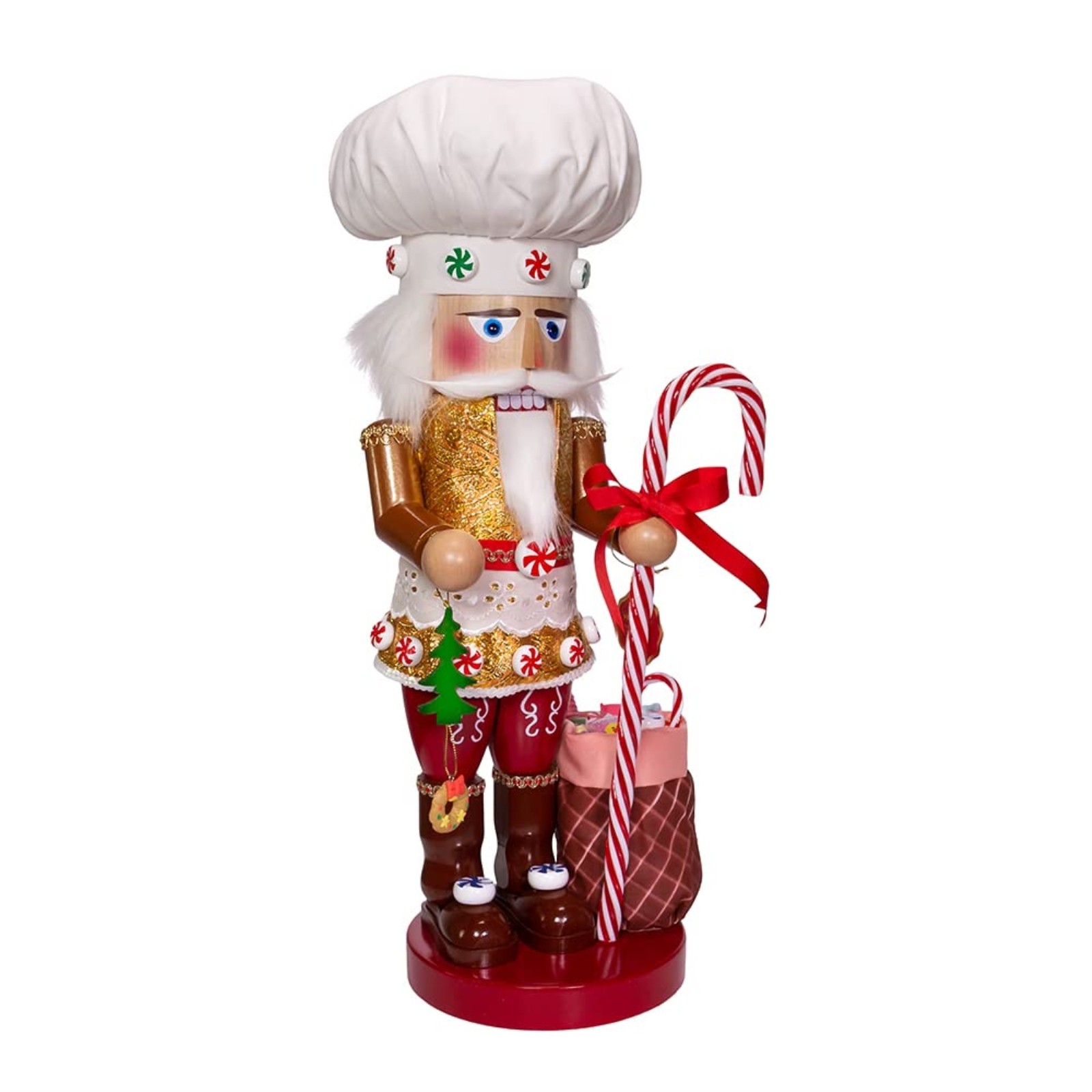 Gingerbread Santa Chef Wood Christmas Nutcracker Made in Germany by Steinbach