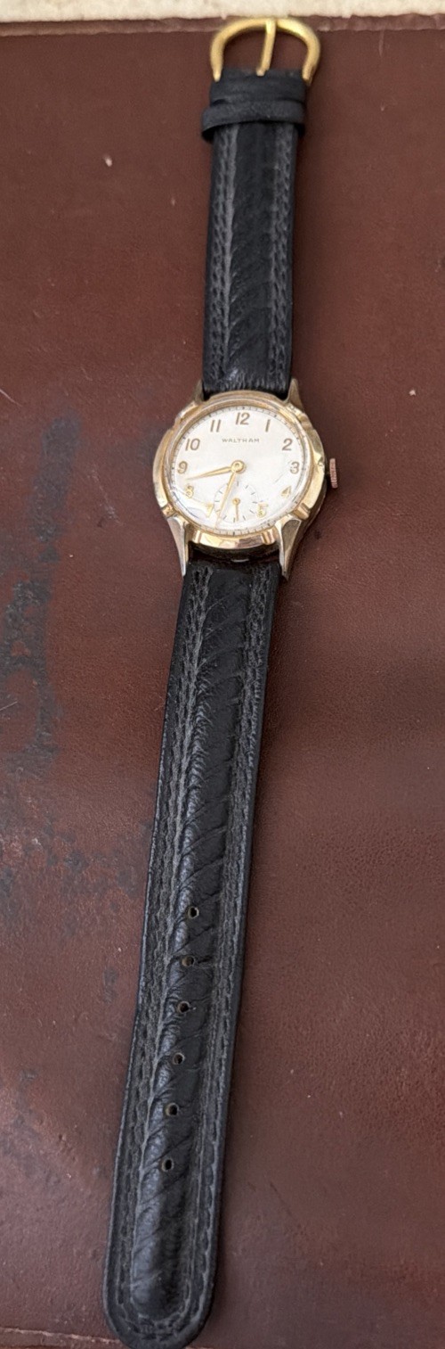WWll MENS Waltham 10K RGP WRISTWATCH 1940 Ord Dept Military Sub-dial WATCH RUNS WWll MENS Waltham 10K RGP WRISTWATCH 1940 Ord Dept Military Sub-dial WATCH RUNS
