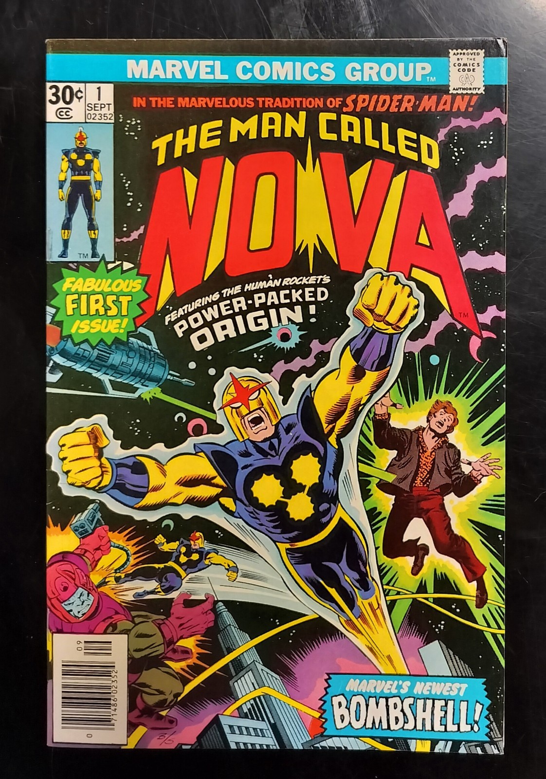 Marvel Comics The Man Called Nova #1 1976 VF/NM 1st App of Nova Marvel Comics The Man Called Nova #1 1976 VF/NM 1st App of Nova