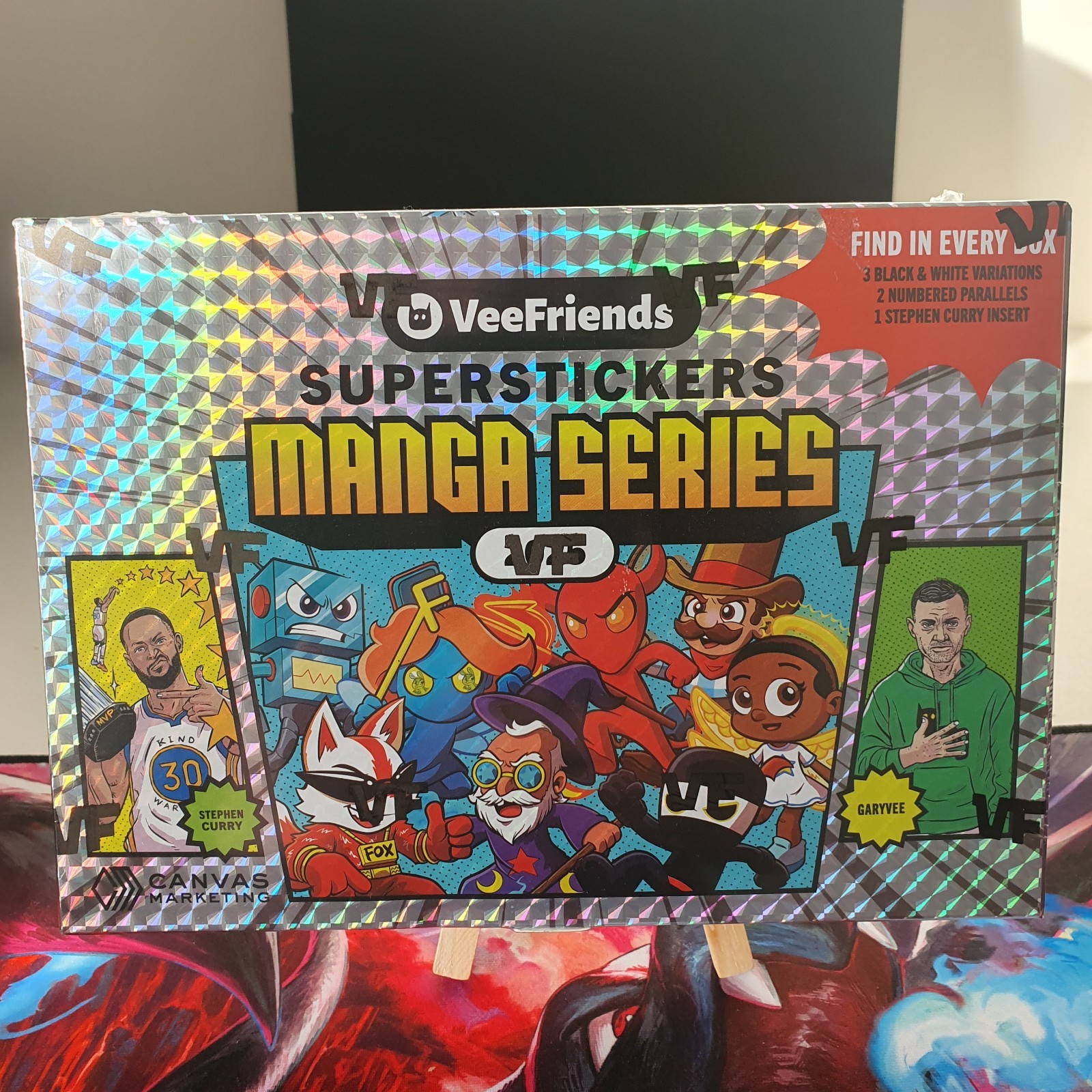 2025 Veefriends Super Stickers Manga Series Box GaryVee Stephen Curry Brand New 2025 Veefriends Super Stickers Manga Series Box GaryVee Stephen Curry Brand New