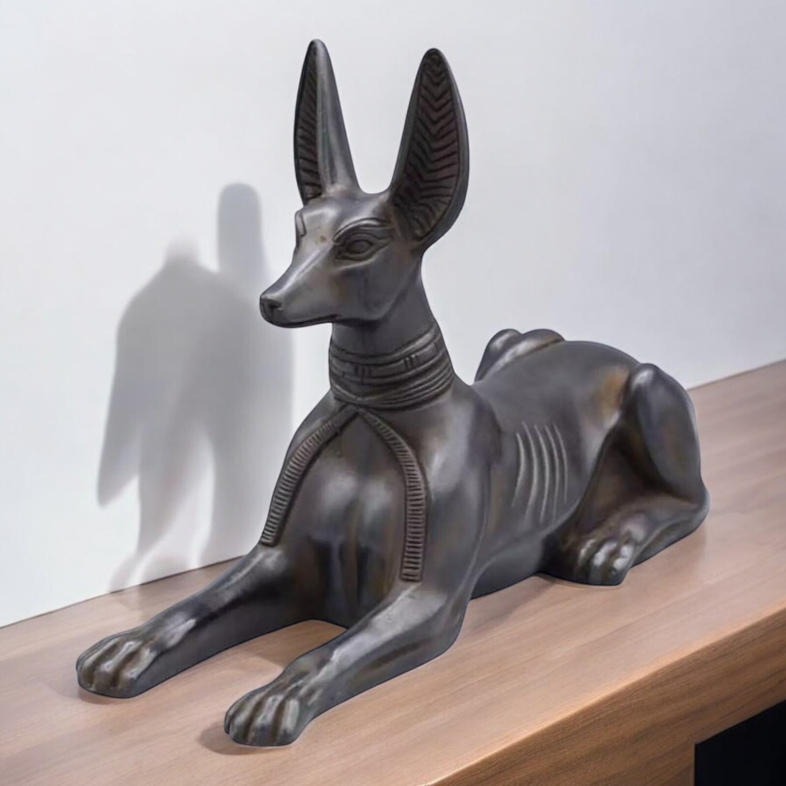 Rare Ancient Egyptian Antiquities Unique Statue God Anubis Pharaonic Egyptian BC