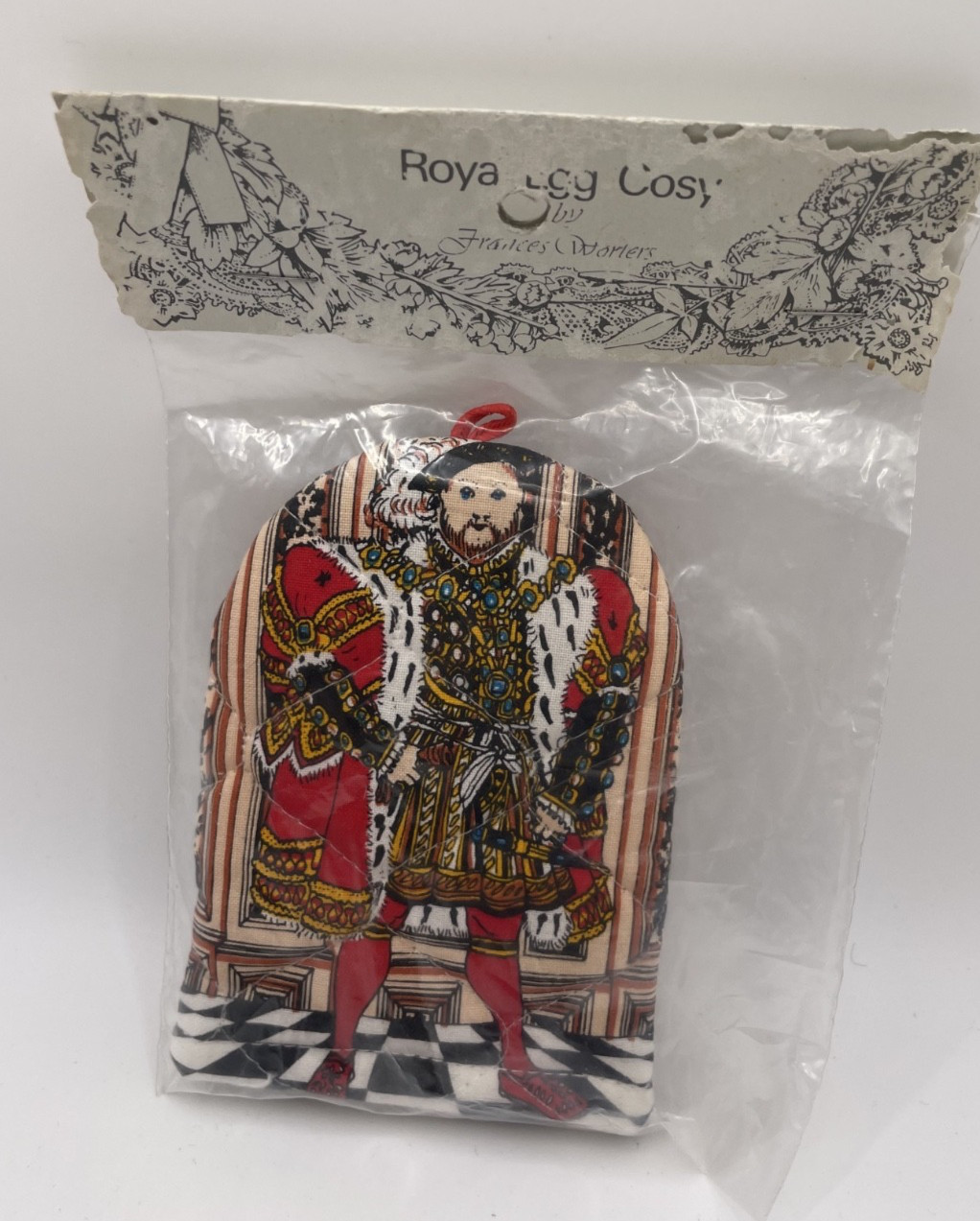 Vintage Frances Worters of England Henry VIII Egg Cosy - NIP
