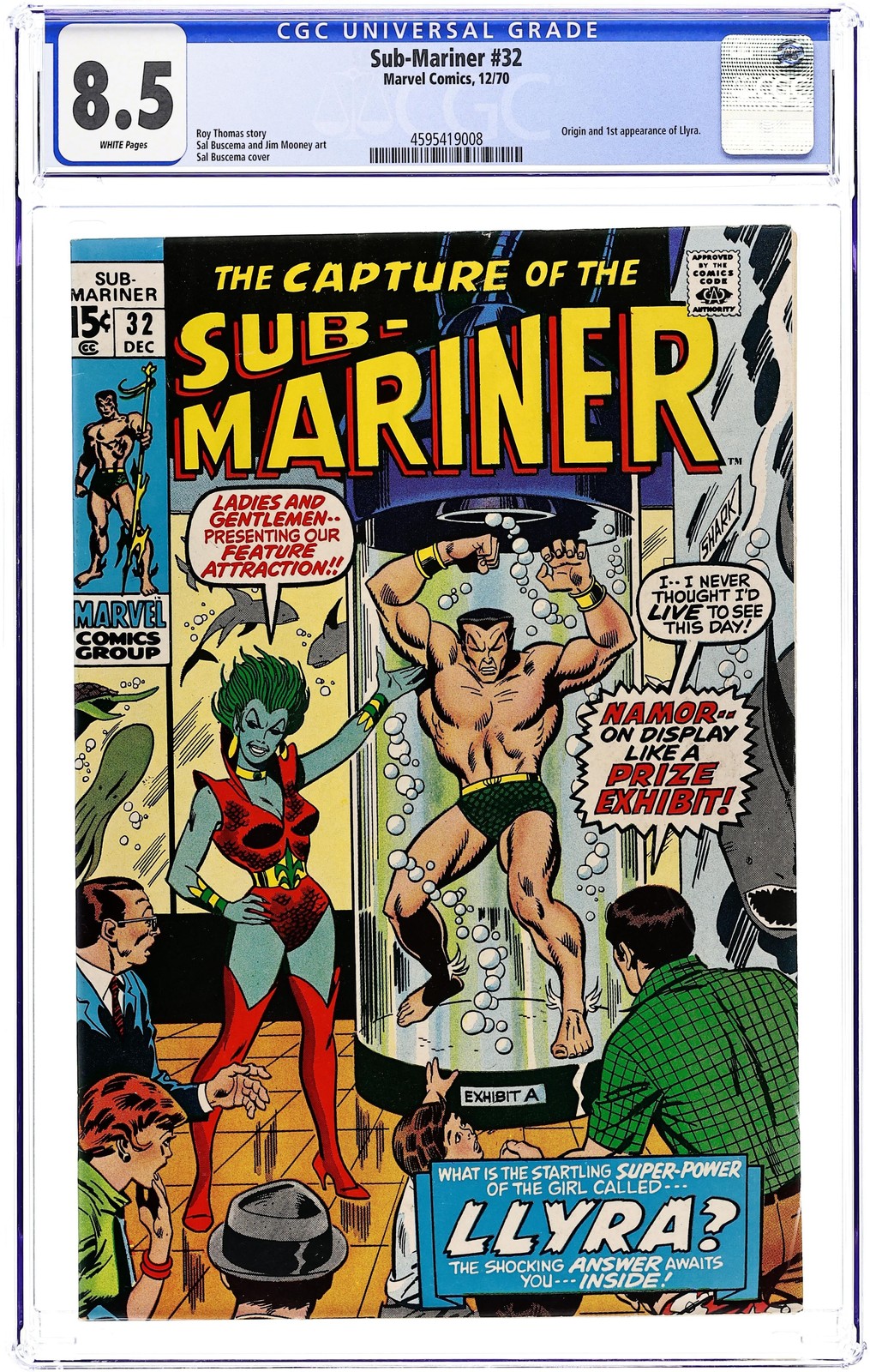 Sub-Mariner #32 CGC 8.5 1970 4595419008
