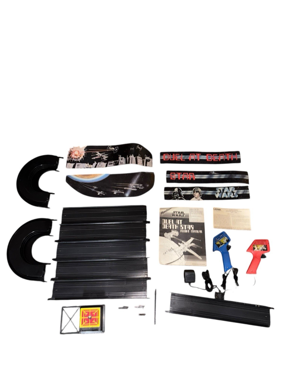 VTG 1978 Star Wars Duel At The Death Star Power Passers Racing Set No Cars VTG 1978 Star Wars Duel At The Death Star Power Passers Racing Set No Cars