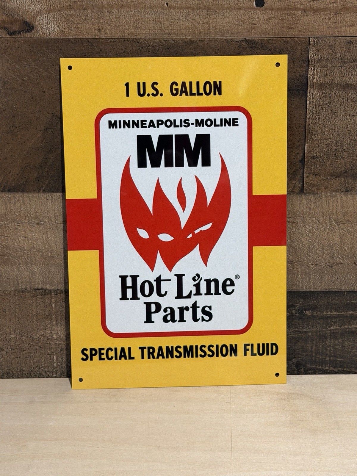 Minneapolis-Moline tractor Engine Oil￼ Vintage Style  Sign