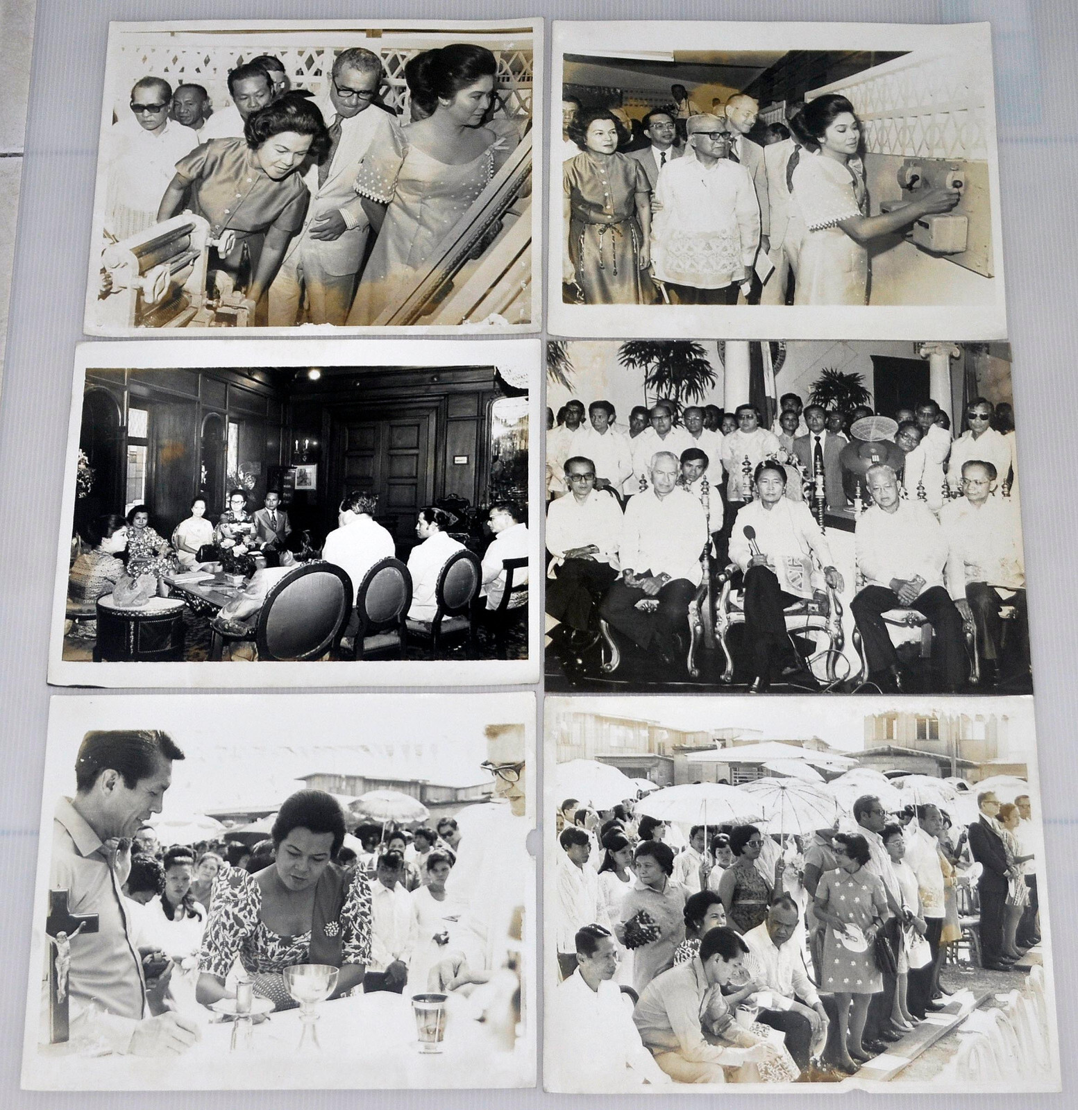 Philippines 6 photos of Pres. Ferdinand & Imelda Marcos & Juan Ponce Enrile Philippines 6 photos of Pres. Ferdinand & Imelda Marcos & Juan Ponce Enrile