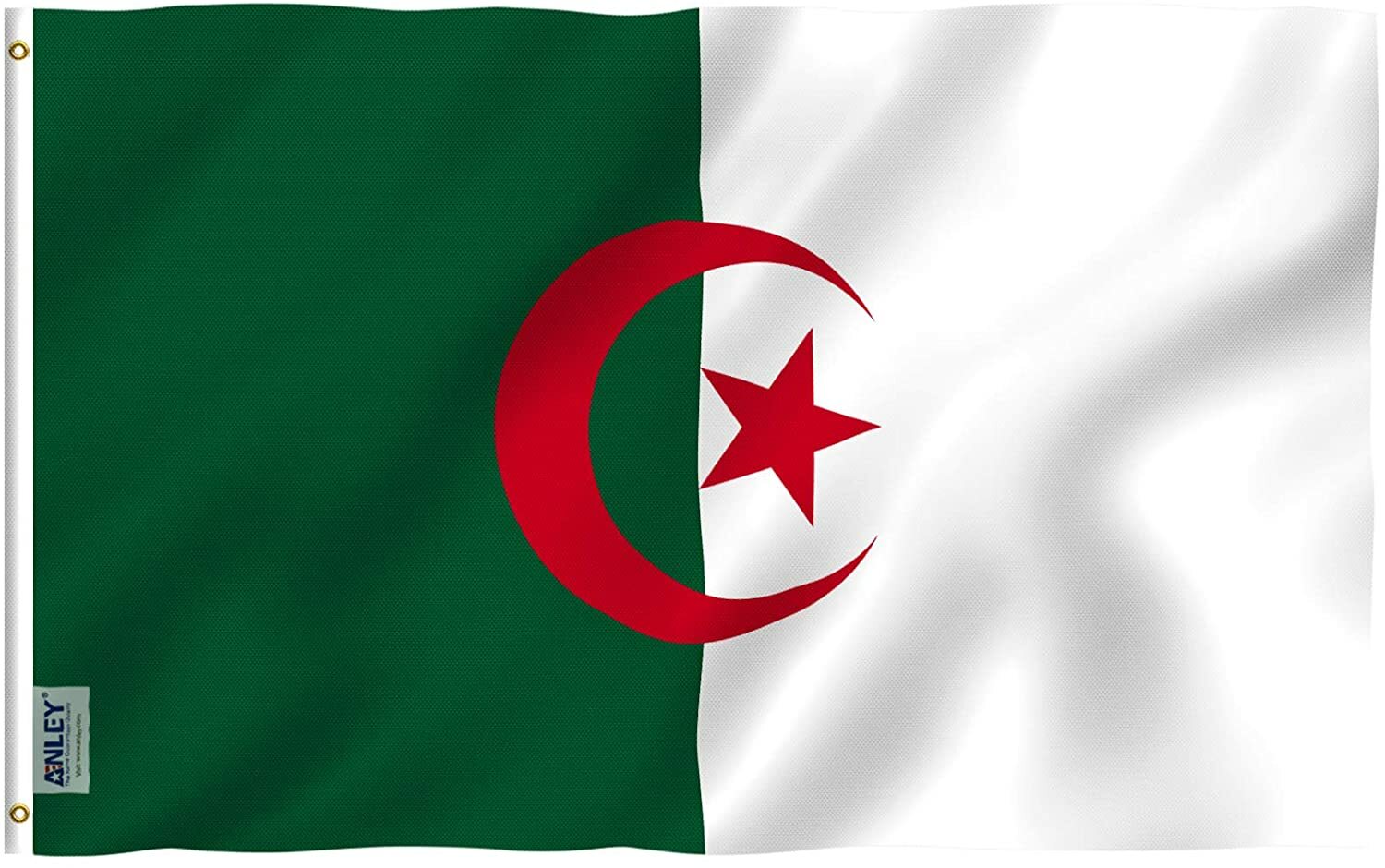 Anley Fly Breeze 3x5 Feet Algeria Flag - Algerian Flags Polyester