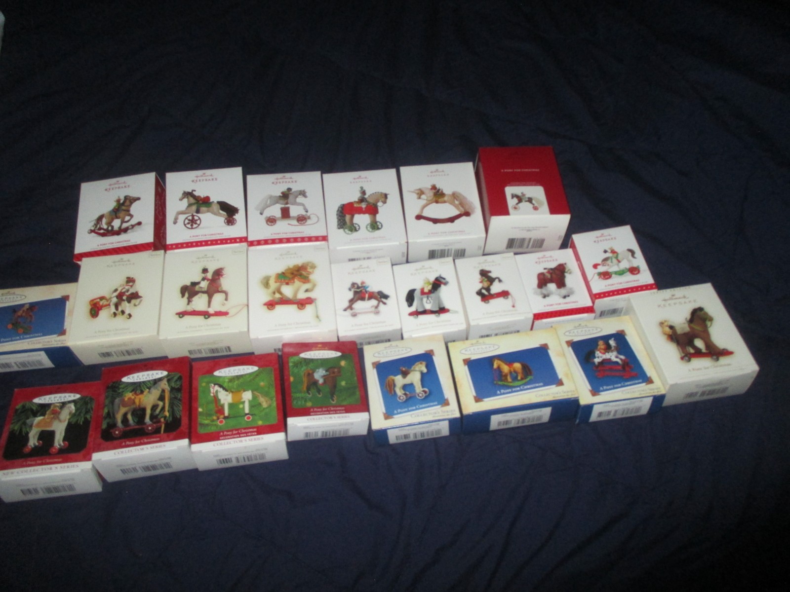Hallmark A Pony For Christmas Ornament Collection Lot of 23 - 1998-2020 Hallmark A Pony For Christmas Ornament Collection Lot of 23 - 1998-2020