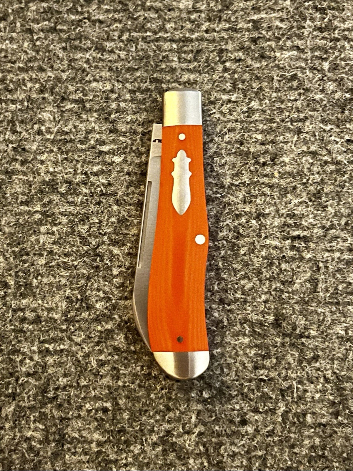 Jack Wolf Knives Gateway Eureka Jack Orange Micarta Handle 14c28n Steel