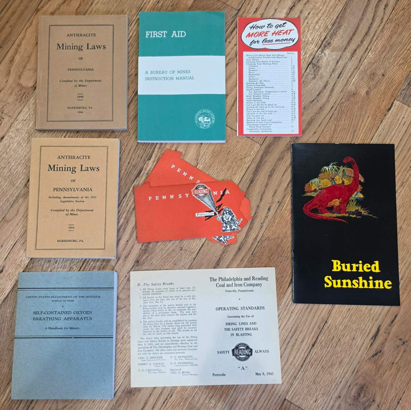 Vintage PA Anthracite Coal Mining Lot - Ephemera- Pennsylvania Coal Mining