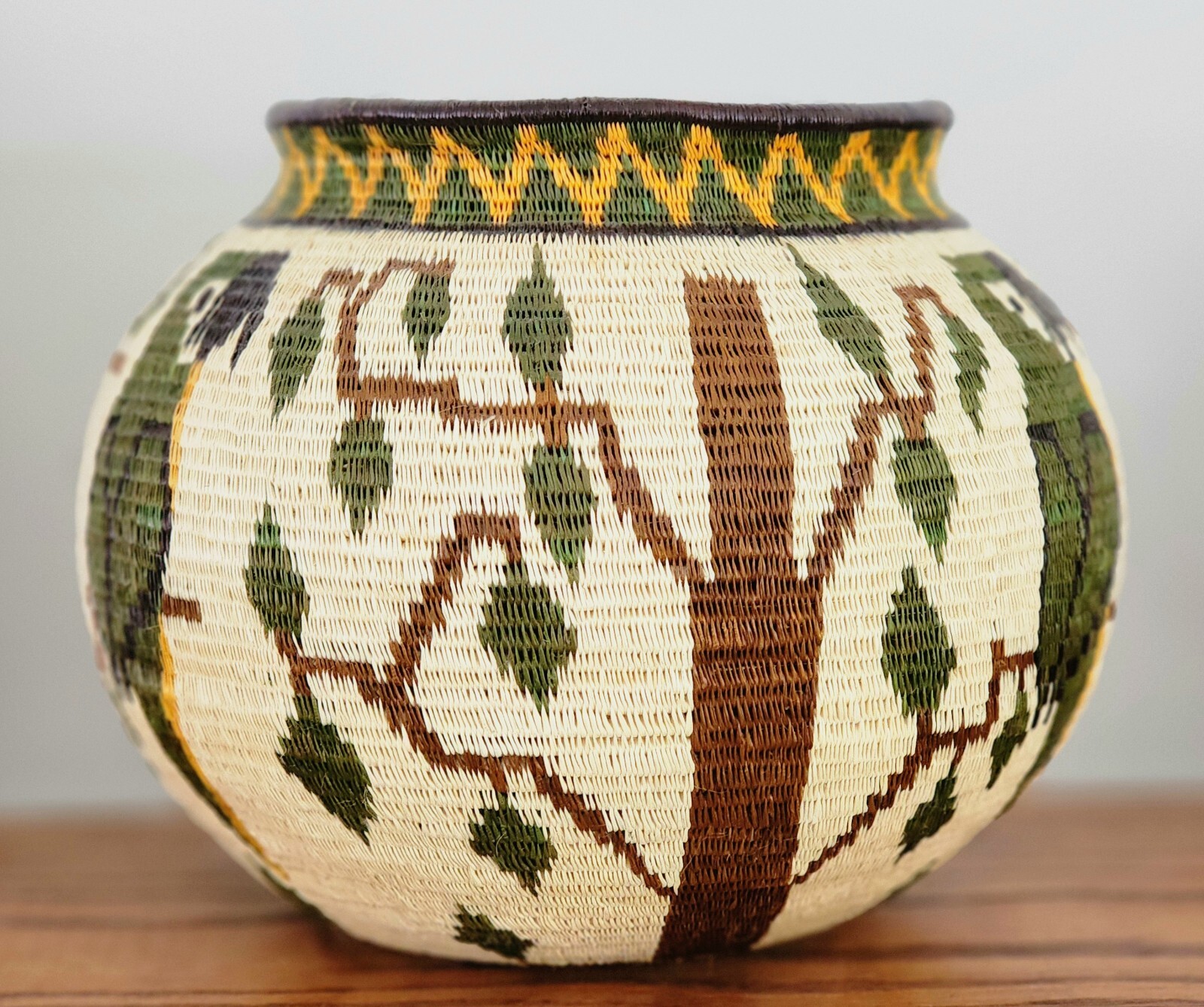 Wounaan Embera Vintage Rainforest Basket 