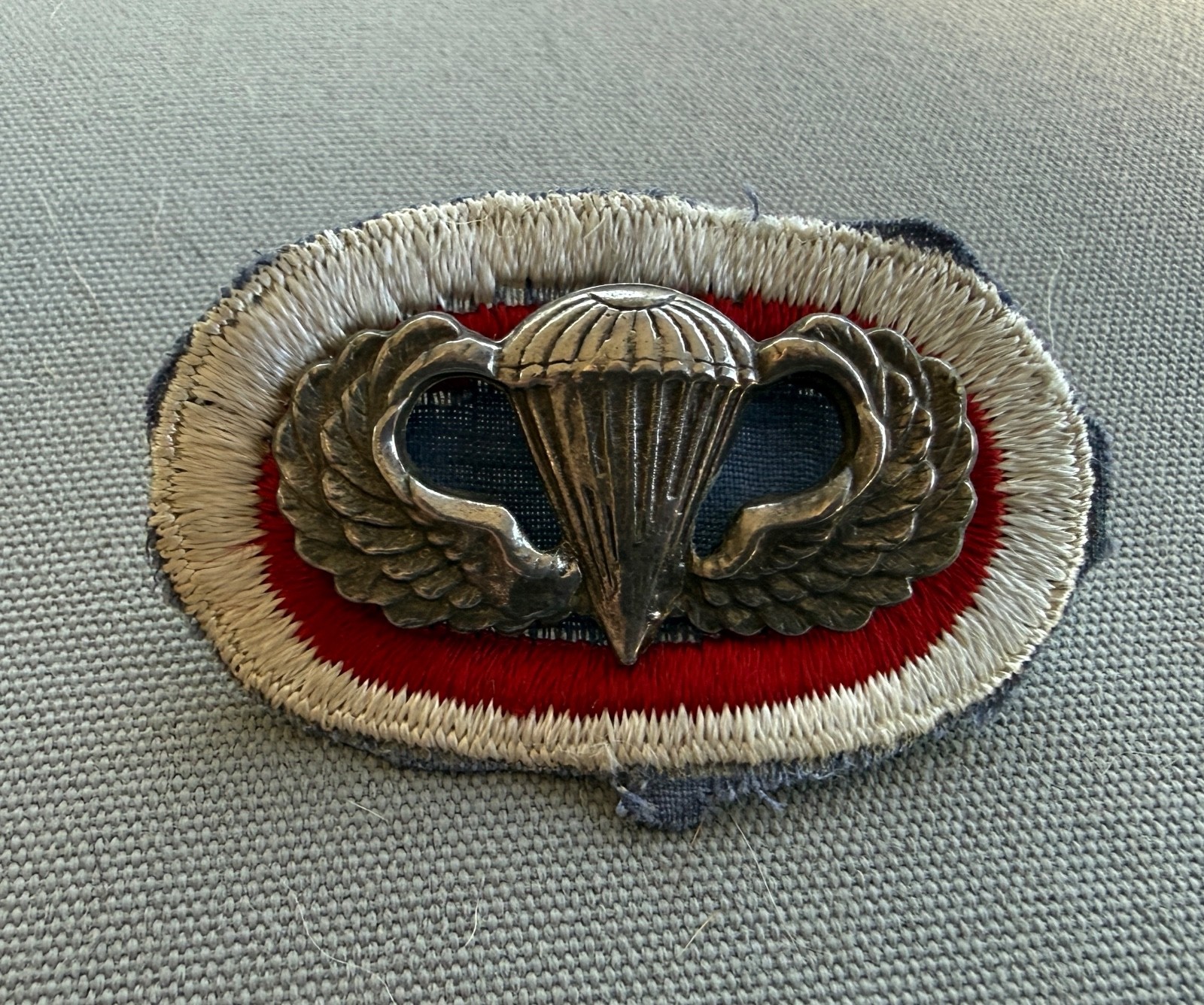 US Army Jump Wings and Oval for 1st Bde 8th Infantry Division