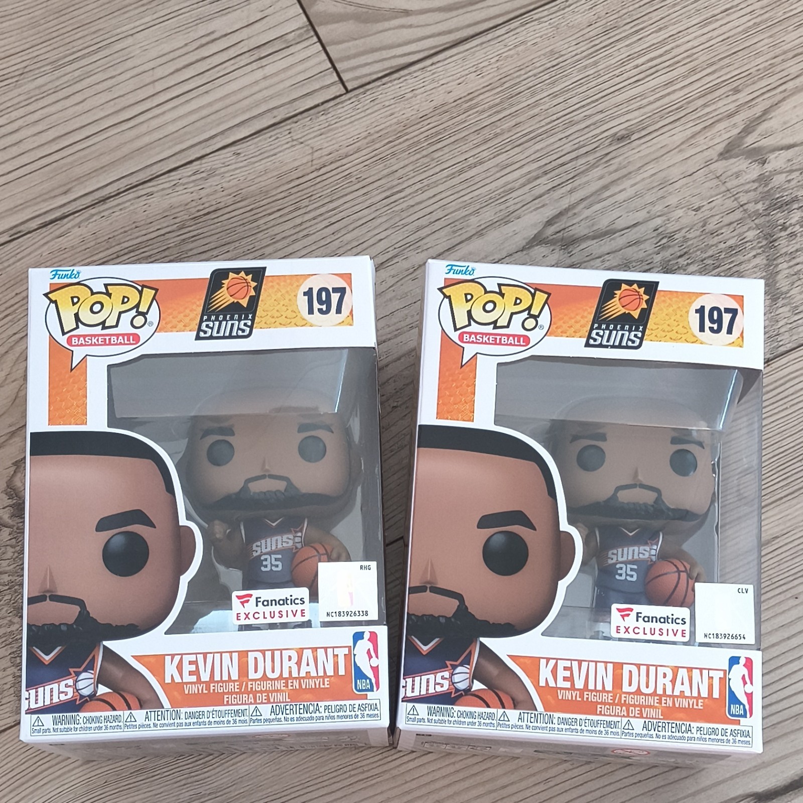 Funko Pop Basketball NBA Kevin Durant #197 Fanatics Exclusive Vinyl Figure