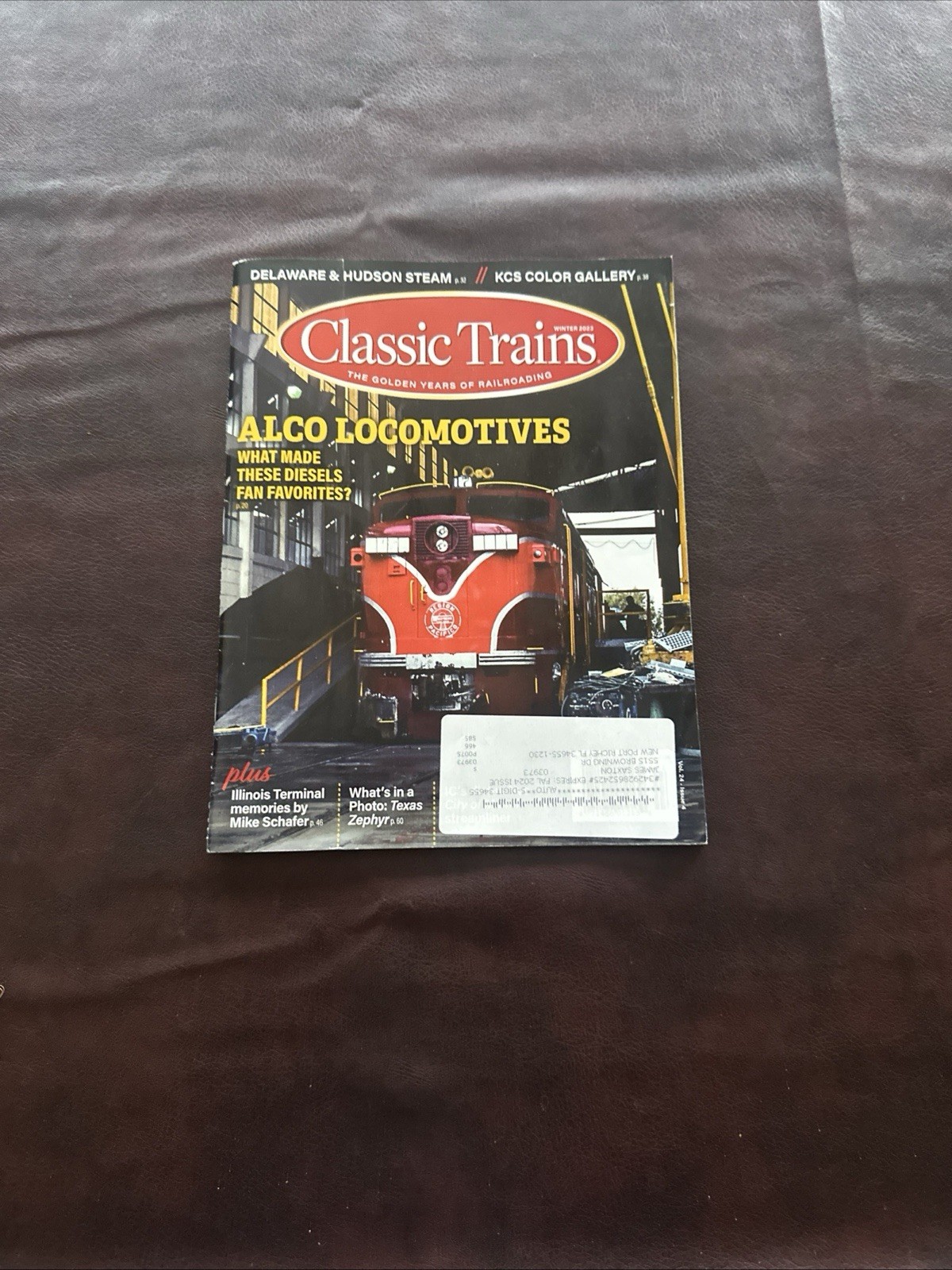Classic Trains Magazine Winter 2023 Volume 24 Issue 4 Alco Locomotives issue Classic Trains Magazine Winter 2023 Volume 24 Issue 4 Alco Locomotives issue