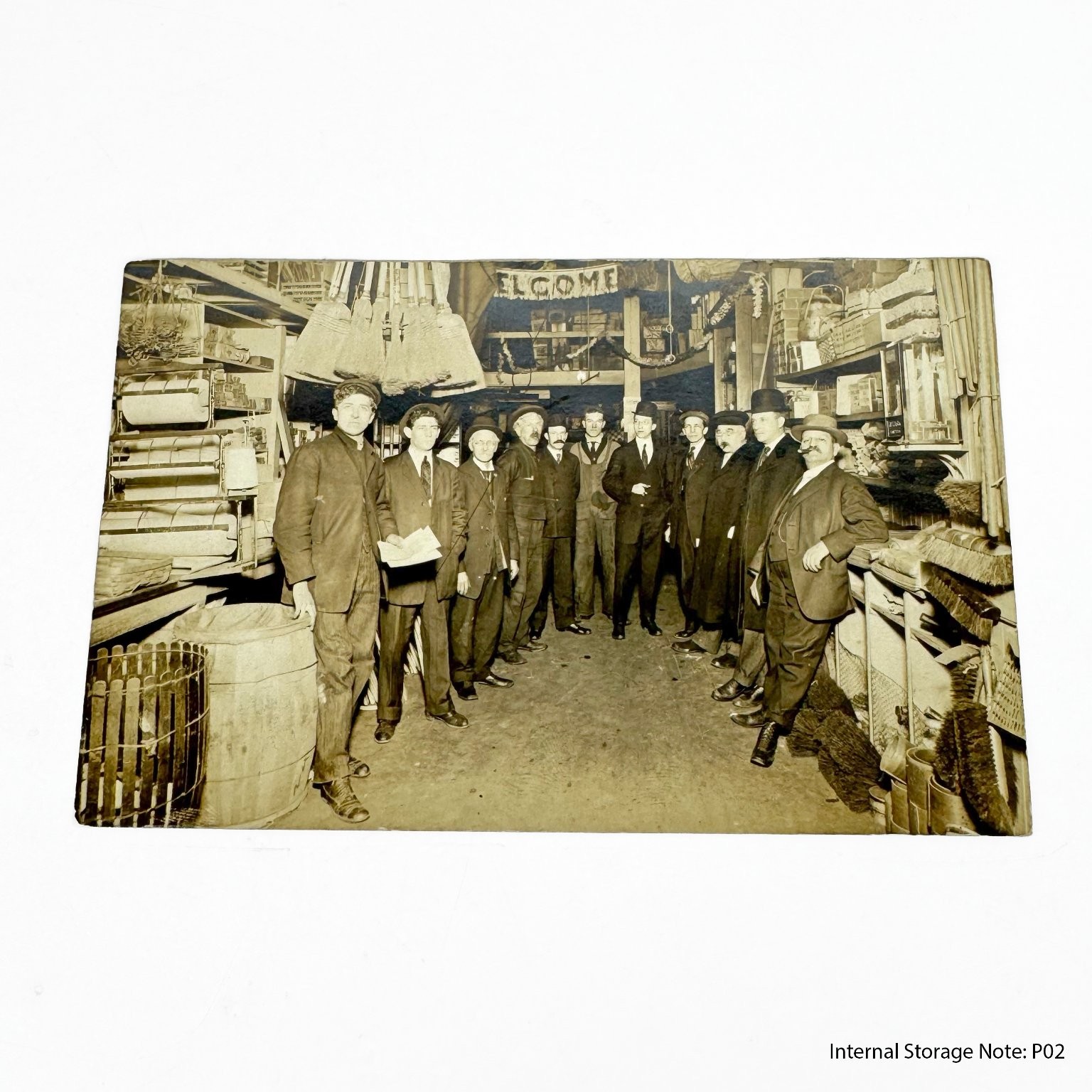 Vintage RPPC General Store Hardware Store Men Employees Chicago Photo Postcard Vintage RPPC General Store Hardware Store Men Employees Chicago Photo Postcard