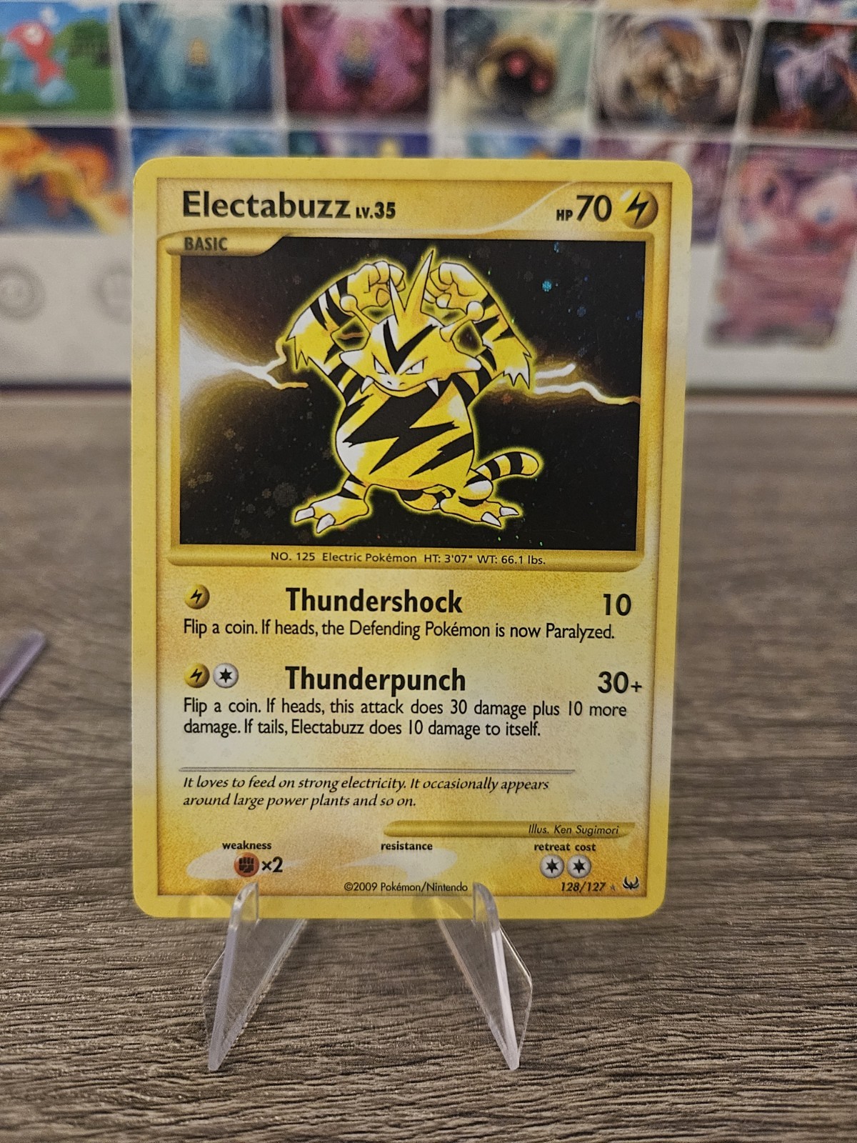 Pokemon Card Electabuzz Platinum Secret Rare 128/127 LP
