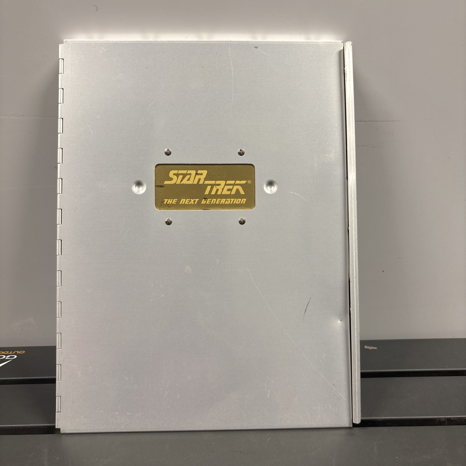 Star Trek: The Next Generation 1992 Press Kit Metal Portfolio Cover Only