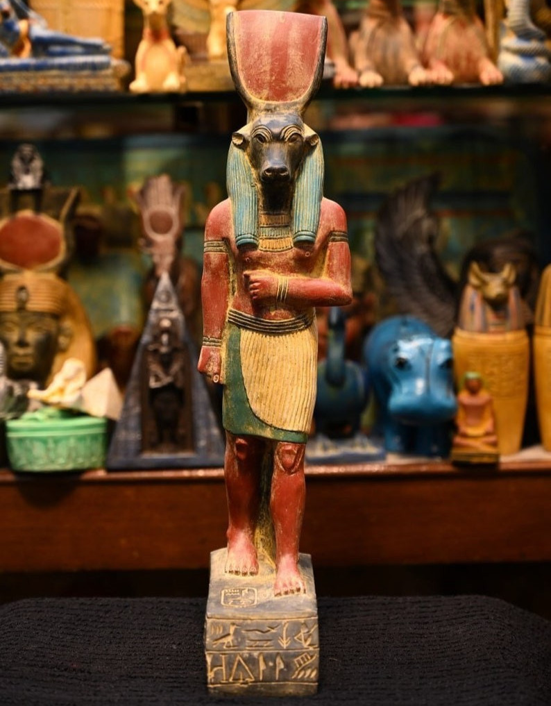 Authentic Ancient Egyptian Antique Rare Goddess Hathor Statue Figurine BC