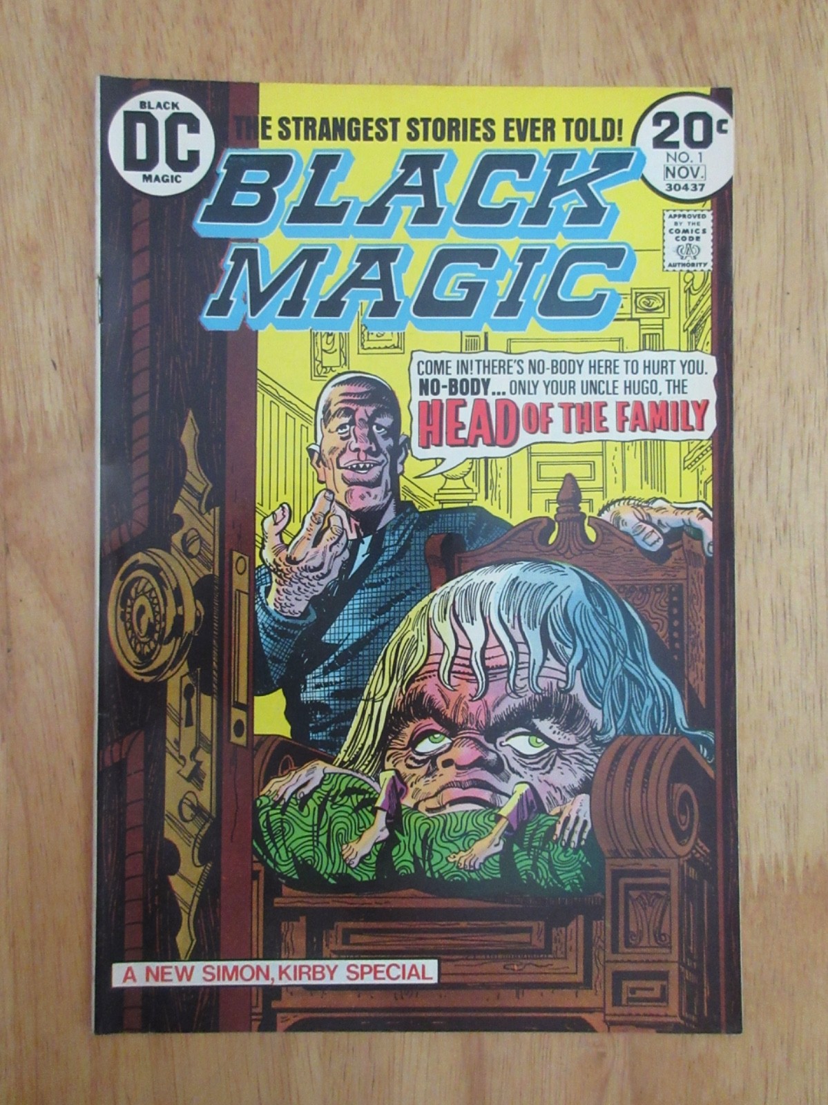 BLACK MAGIC #1 (1973) *Kirby Horror Classics* (VF-) *Bright & Glossy*