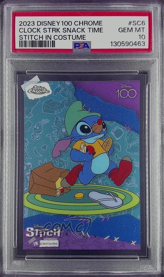 2023 Topps Chrome Disney 100 in Costume Stitch #SC-6 PSA 10 GEM MT 0j3l
